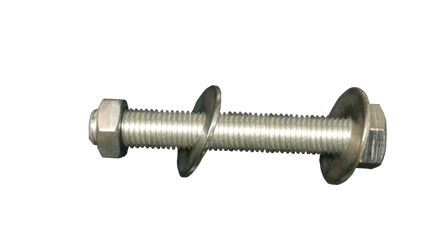 3/8" X 2" 18-8 S.S. Bolt TFL With Assembly